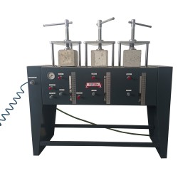Beton su geçirgenliği cihazı, Beton Permeabilite Test Cihazı - Üç hücreli